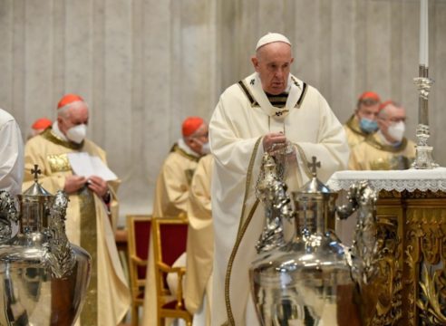 Papa Francisco en Jueves Santo 2021: ¡La cruz no se negocia!