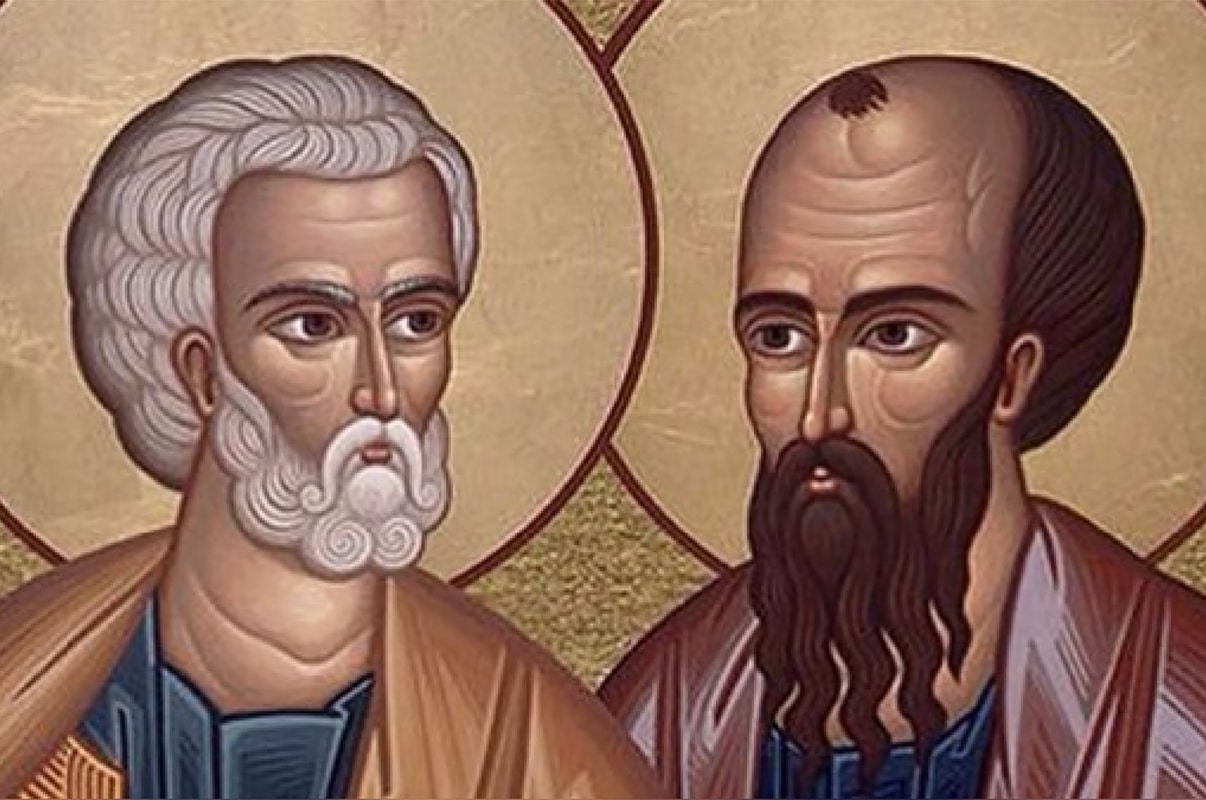 Los santos Pedro y Pablo.
