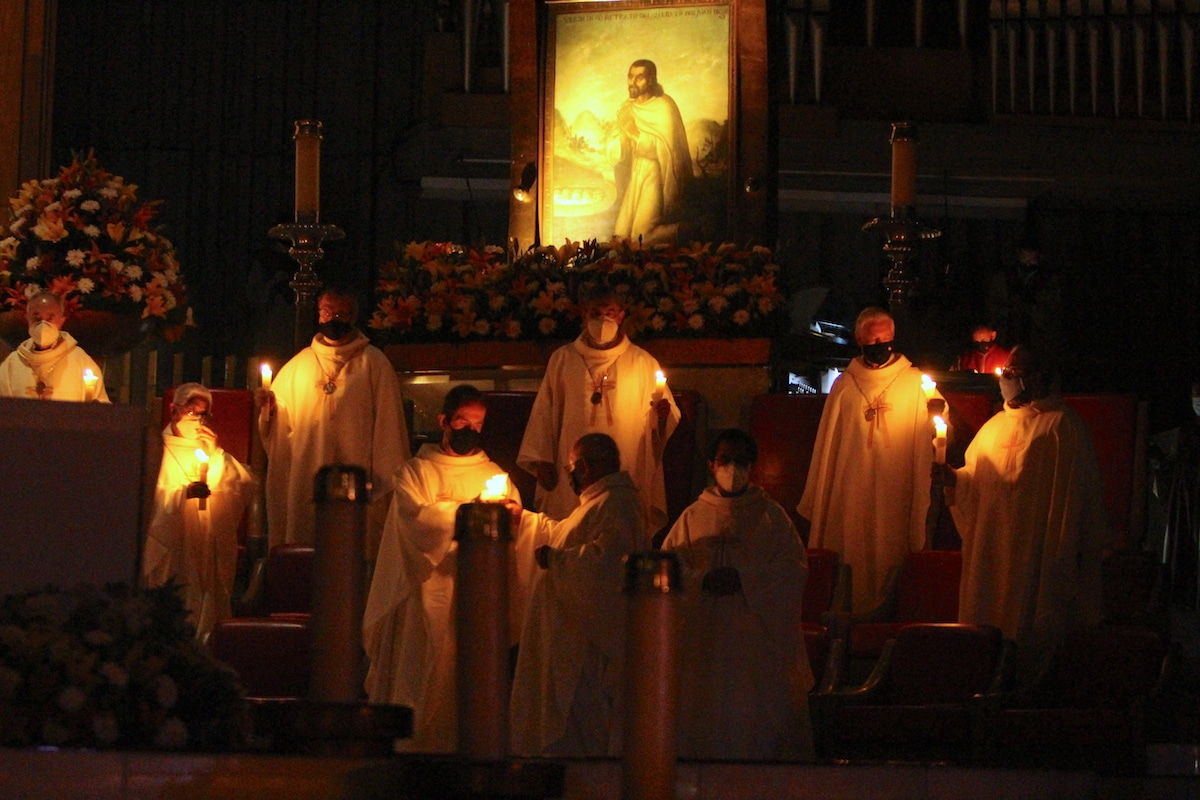Vigilia Pascual en la Basílica de Guadalupe. Foto: INBG