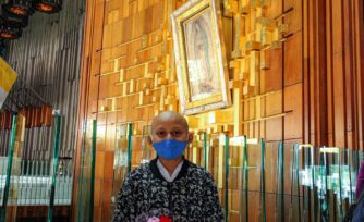 Viajó 1,600 km para cumplir su sueño de visitar a la Virgen de Guadalupe
