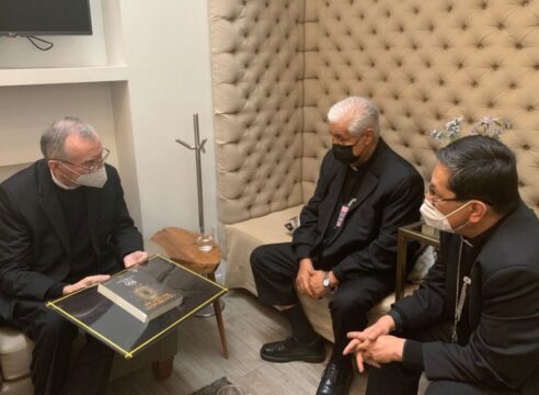 El Cardenal Pietro Parolin inicia su visita a México