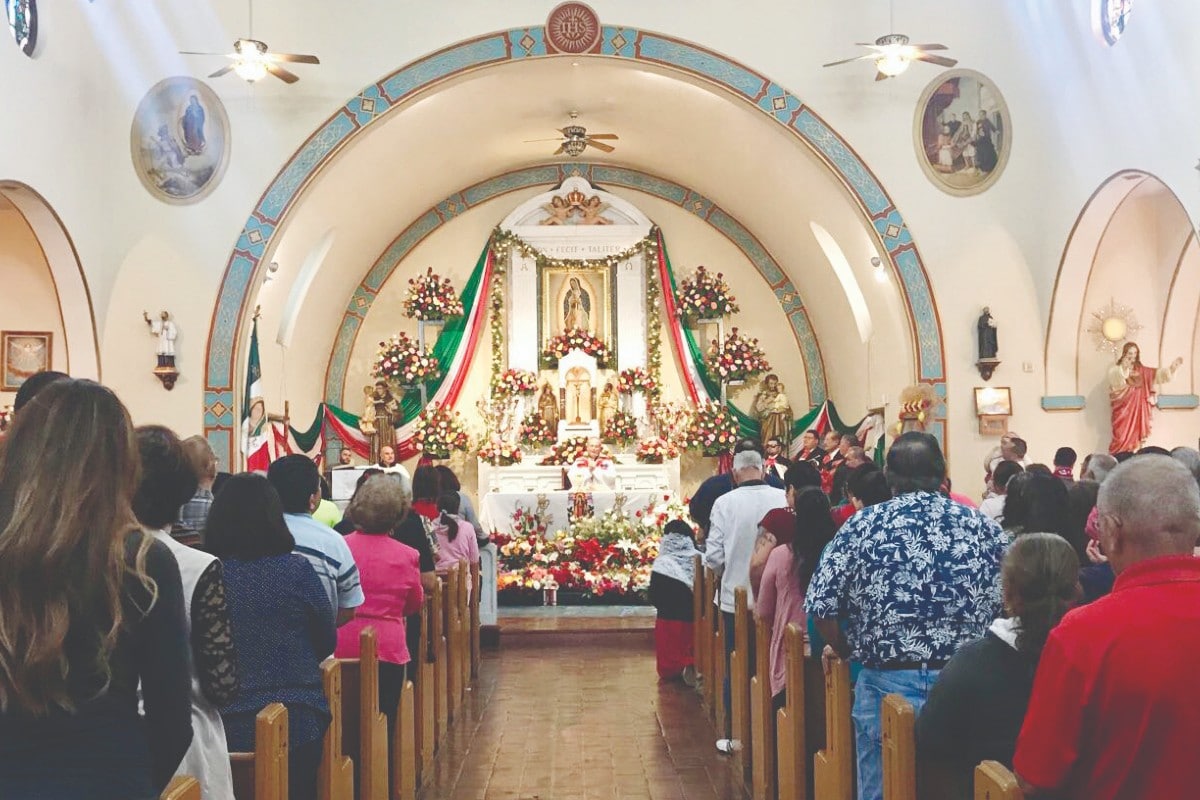 Parroquia de Guadalupe. Foto: La Prensa de San Diego.