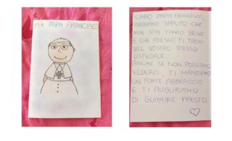 Niños con cáncer sorprenden al Papa con esta tierna carta en el hospital