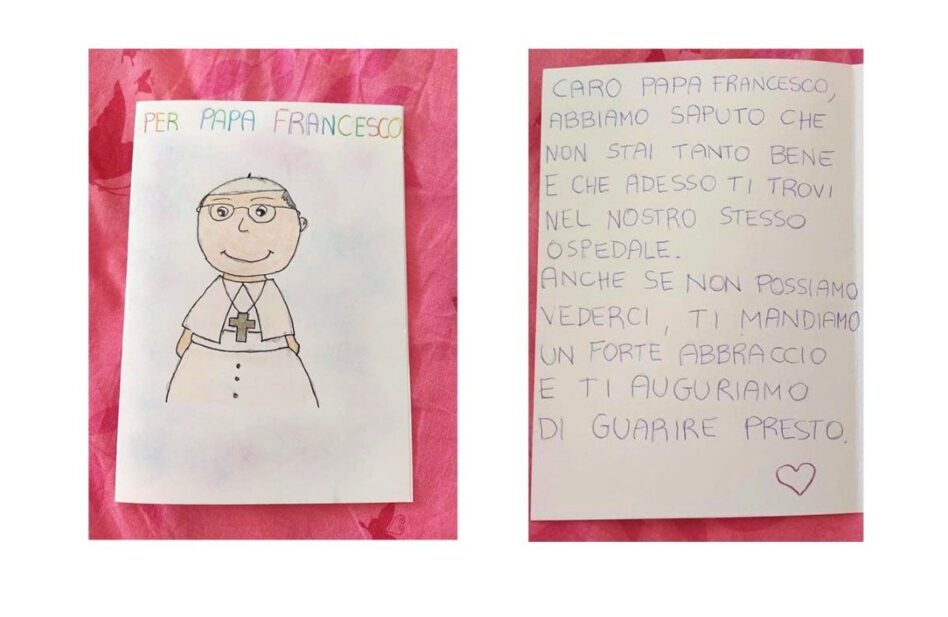 Niños con cáncer sorprenden al Papa con esta tierna carta en el hospital