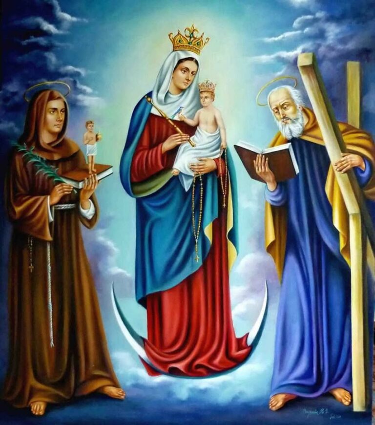 La pintura de la Virgen de Chiquinquirá que rejuveneció por un milagro