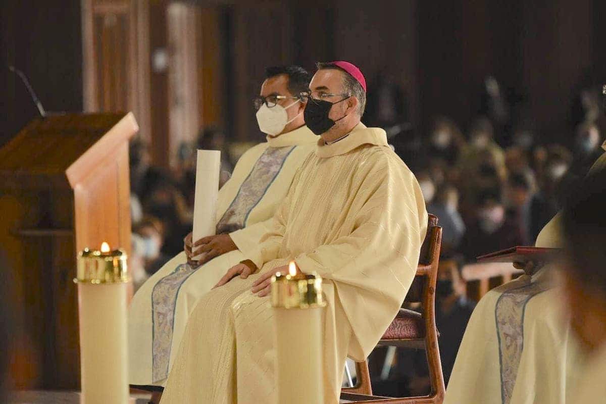 Mons. Andrés Luis García Jasso en su ordenación episcopal. Foto: Jonathan Oregon