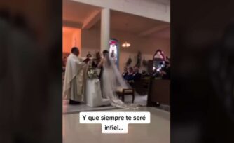 "Siempre te seré infiel". Novio se equivoca en su boda. ¿Qué pasó ahí?