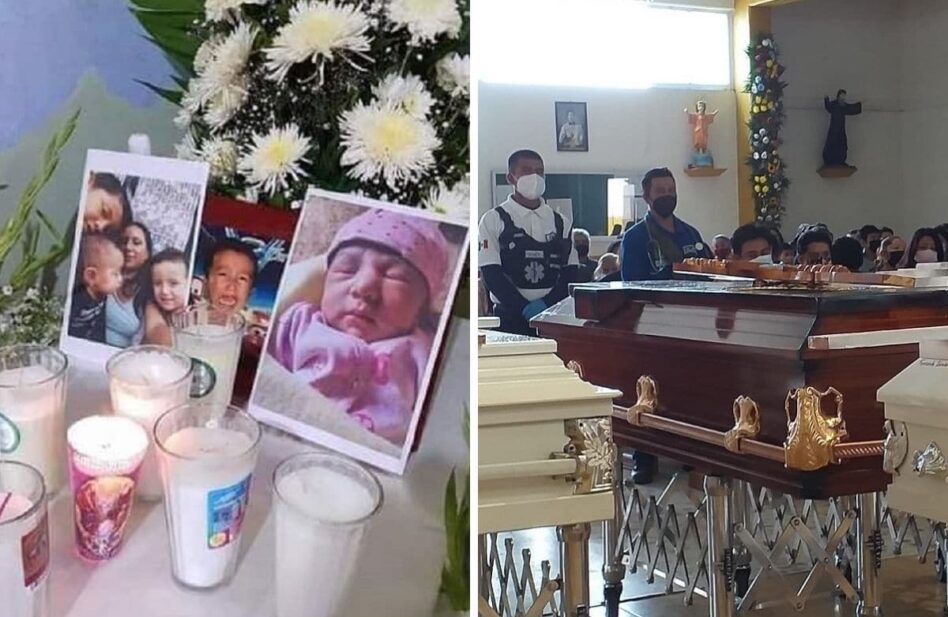 Con Misa, despiden a familia que murió por el huracán Grace