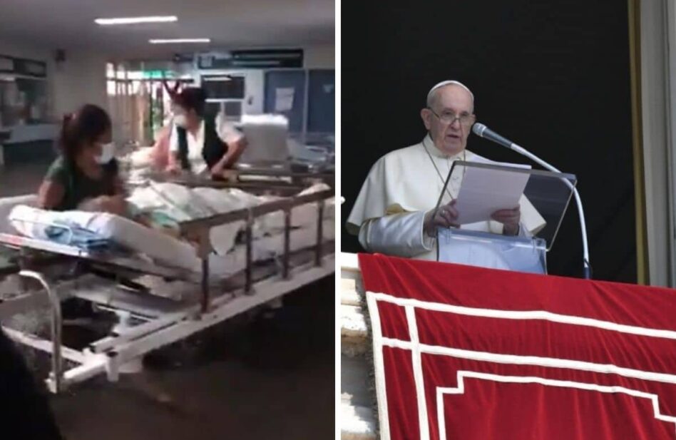 "Estoy cerca", dice el Papa a las víctimas de inundaciones en México