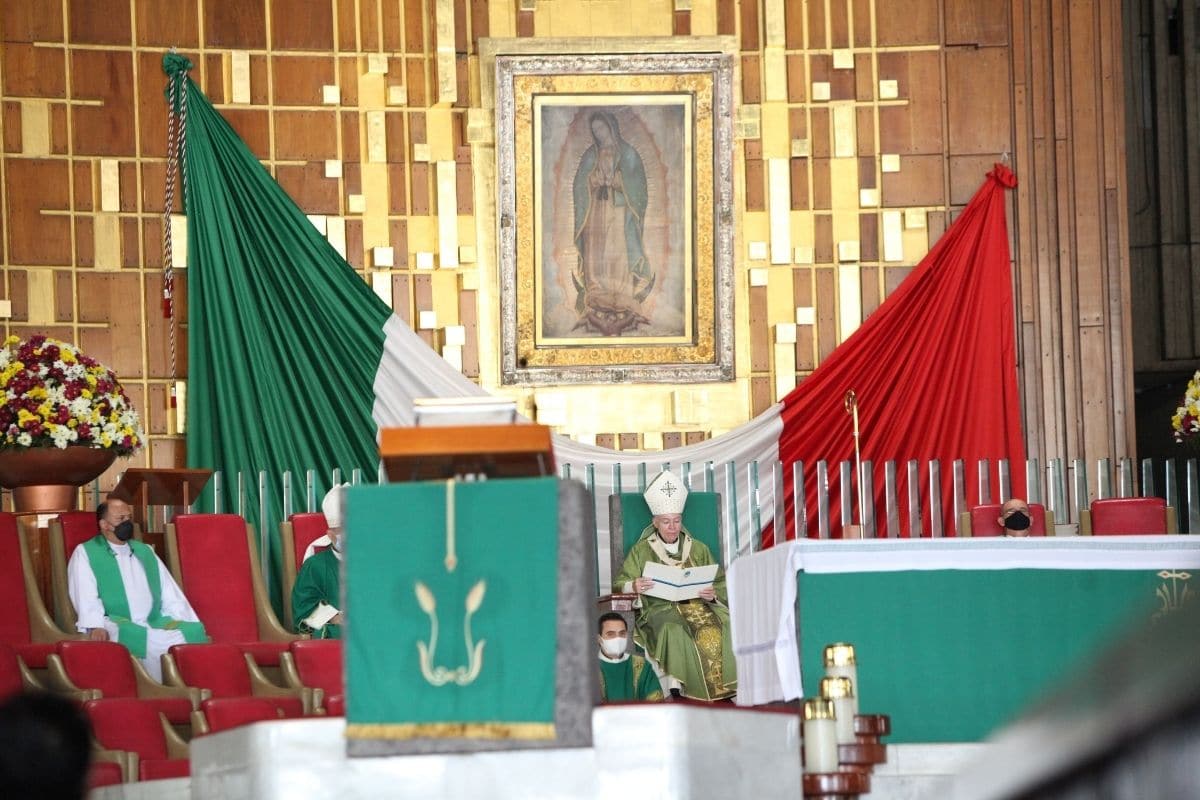 Cardenal Carlos Aguiar Retes, Arzobispo Primado de México. Foto: Basílica de Guadalupe.