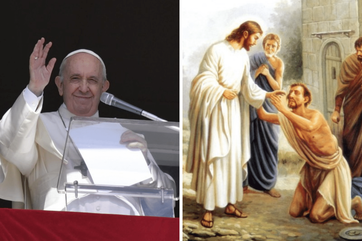 El Papa Francisco reflexionó sobre la oración del ciego Bartimeo. Foto: Vatican Media.