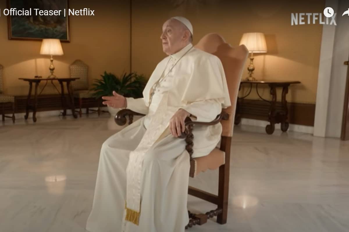 El Papa Francisco en Historias de una Generación. Fotograma Neflix.