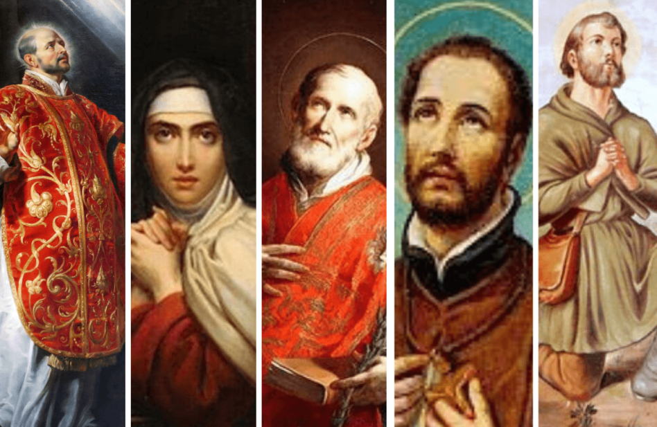 En el 2022 se cumplen 400 años de la canonización de 5 grandes santos