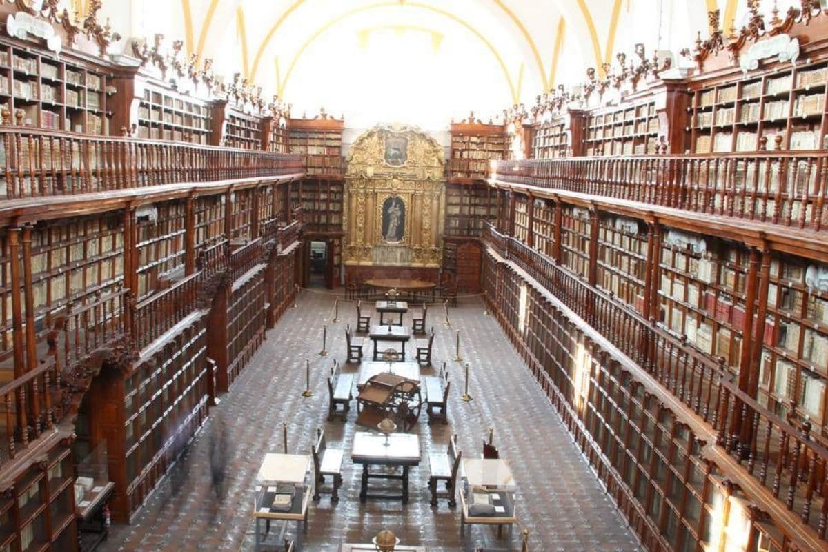 Biblioteca Palafoxiana, en la ciudad de Puebla.