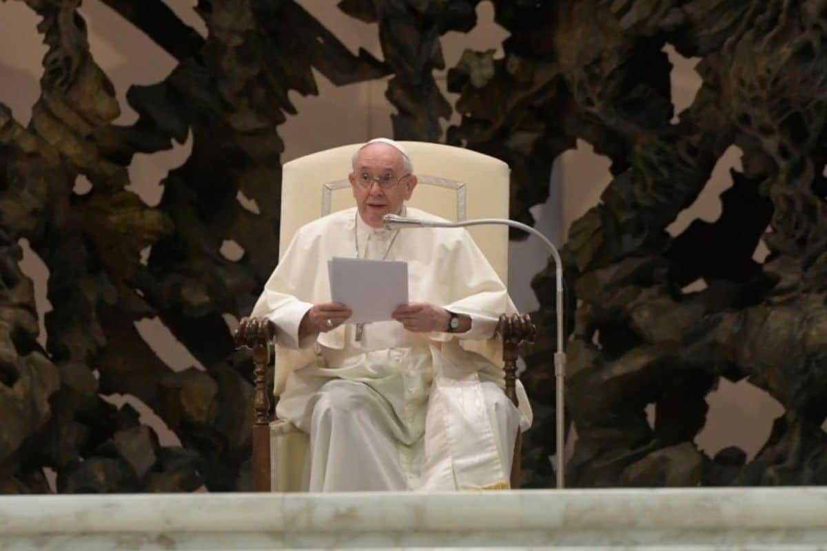 El Papa Francisco en Audiencia General. Foto. Vatican Media.