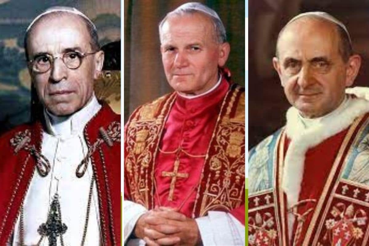 Papas de la Iglesia Católica.