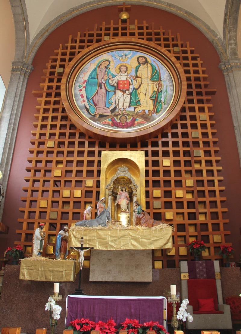 Nacimiento de la Parroquia de Guadalupe-Capuchinas. Nacimiento del templo de San Francisco. Foto: Alfredo Márquez.