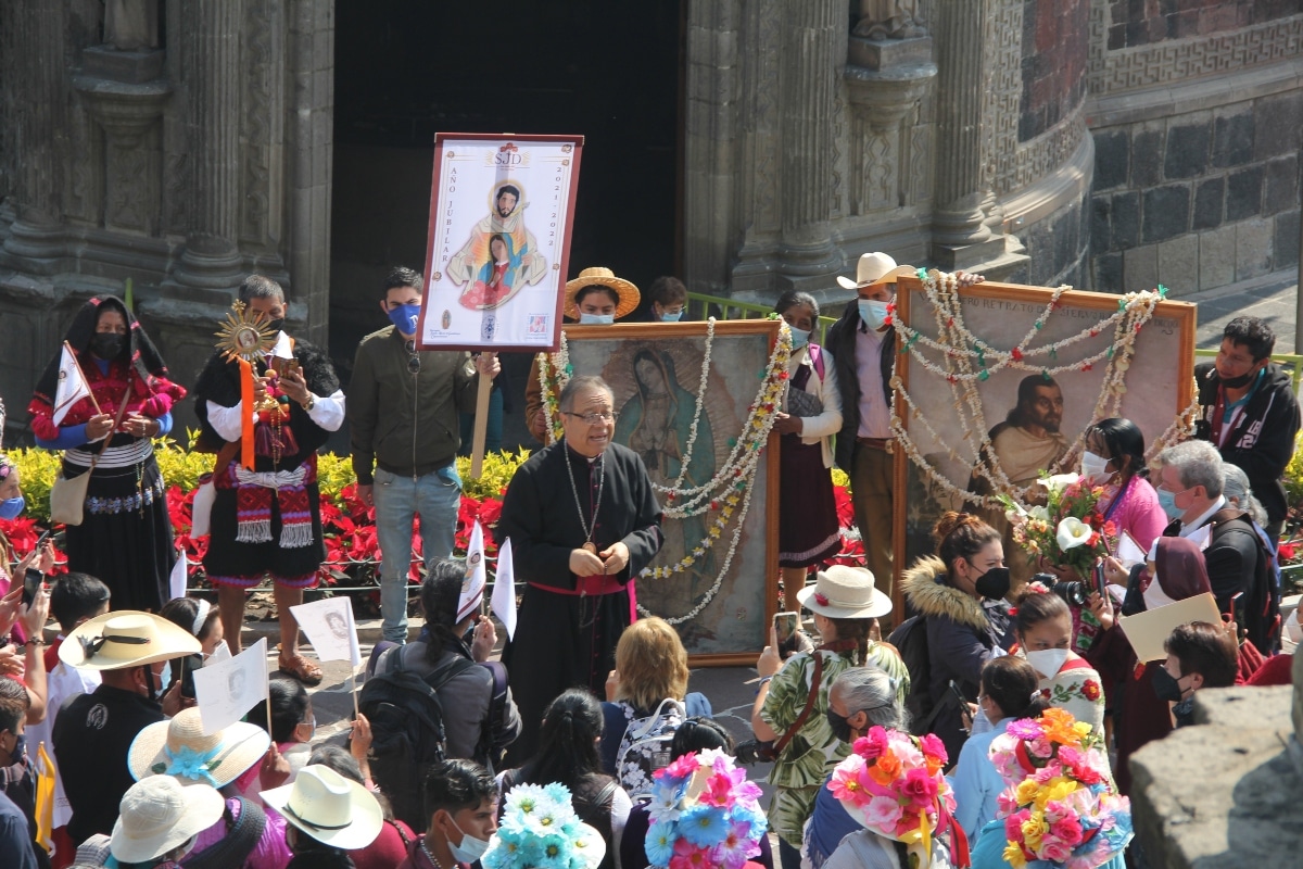 Inicio del Año Jubilar de San Juan Diego en la Basílica de Guadalupe. Foto: Alfredo Márquez
