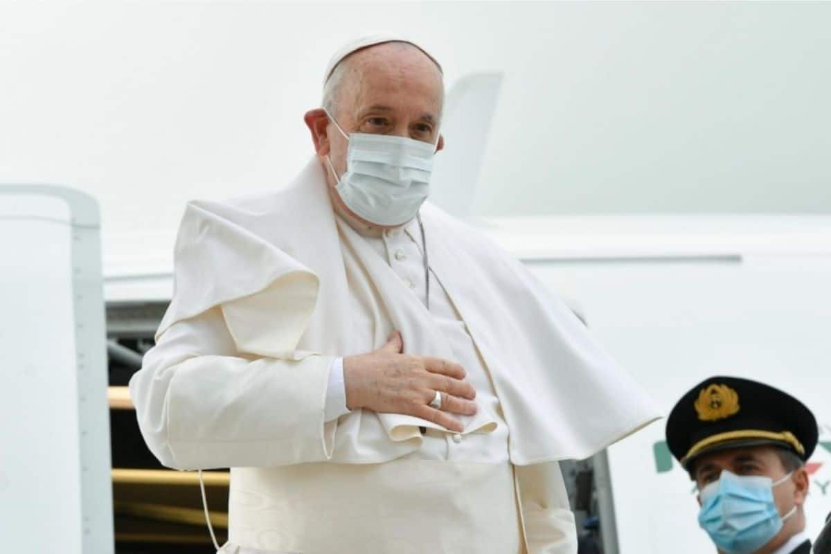 El Papa Francisco durante su 35 Viaje Apostólico, a Chipre y Grecia.