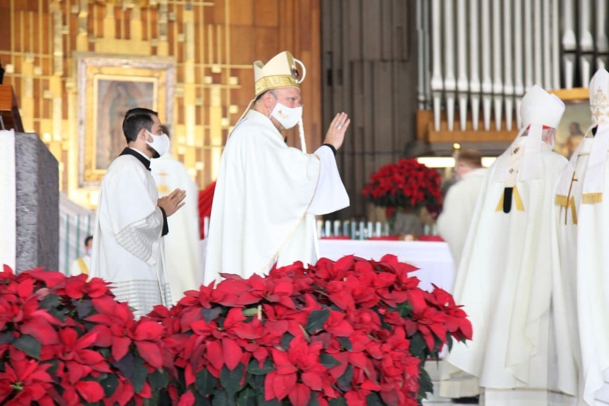 Monseñor Franco Coppola se despidió de México con una Misa en la Basílica de Guadalupe.