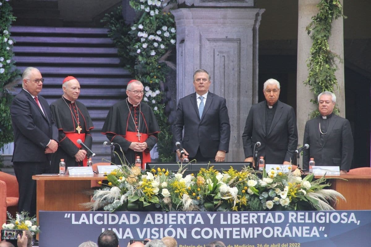 Celebran XXX aniversario del restablecimiento de las relaciones entre México y el Vaticano. Foto: Alfredo Márquez.