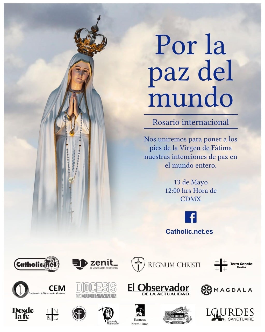 Jornada de oración a la Virgen de Fátima