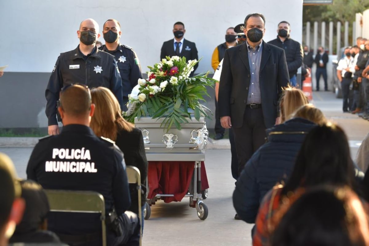 La guardia de honor es una tradición de los funerales militares o de las fuerzas de seguridad. Foto: Radio Lobo/Cortesía.