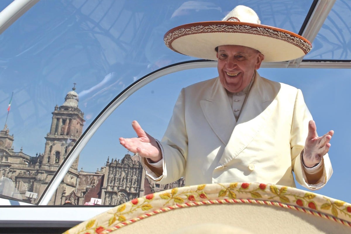 El Papa Francisco en su visita a México. Foto: Vatican Media.