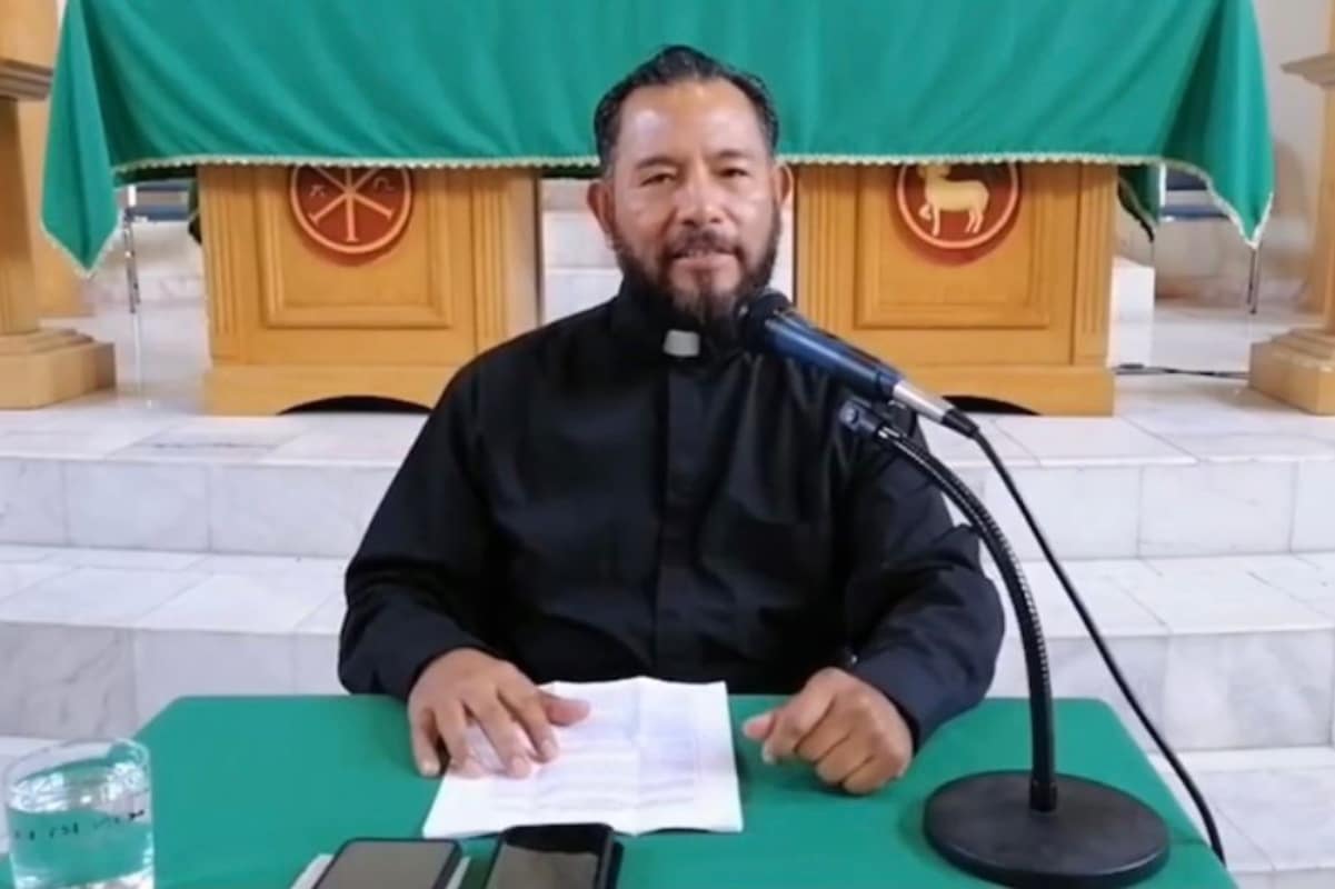 El sacerdote José Guadalupe Rivas.