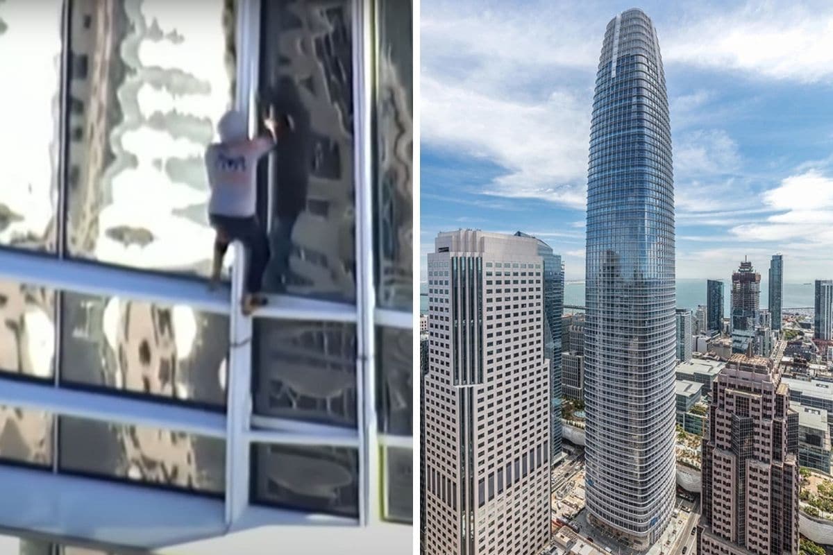 Joven autodenominado "Spiderman provida" escala edificio de 326 metros.