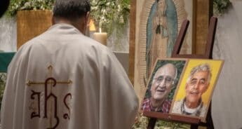 La Compañía de Jesús realizó una Misa en memoria de los padres Javier Campos S.J y Joaquín Mora S.J. Foto: Jesuitas México.