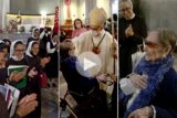 Franciscanas le dan esta hermosa sorpresa a mujer que cumple 100 años