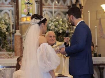 Un sacerdote brasileño celebró la boda de su nieto