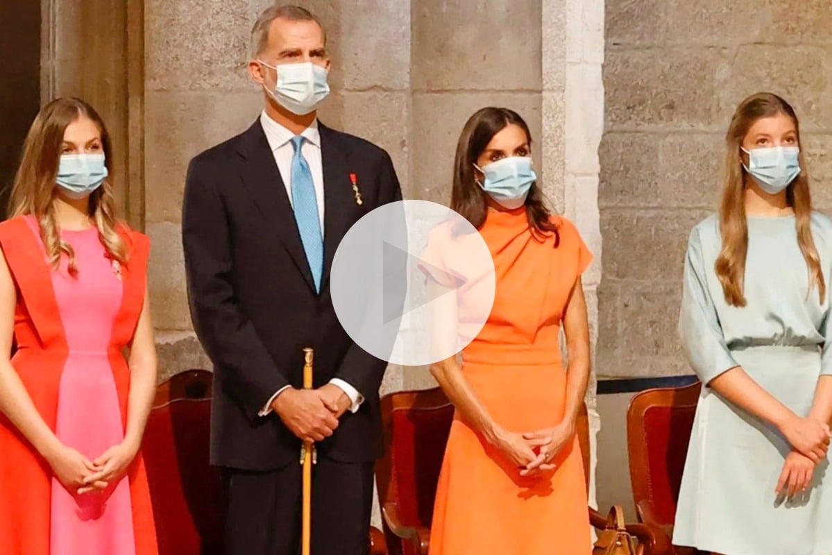 VIDEO: la reina Letizia de España evita santiguarse y se hace viral