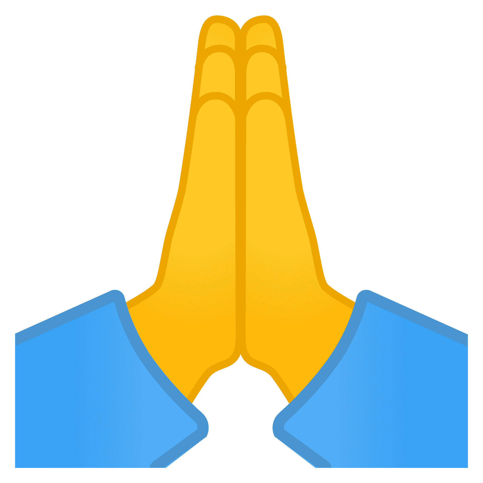 Emoji folded hands
