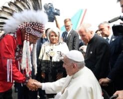 Así inició la visita del Papa Francisco en Canadá