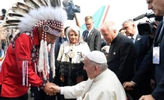 Así inició la visita del Papa Francisco en Canadá