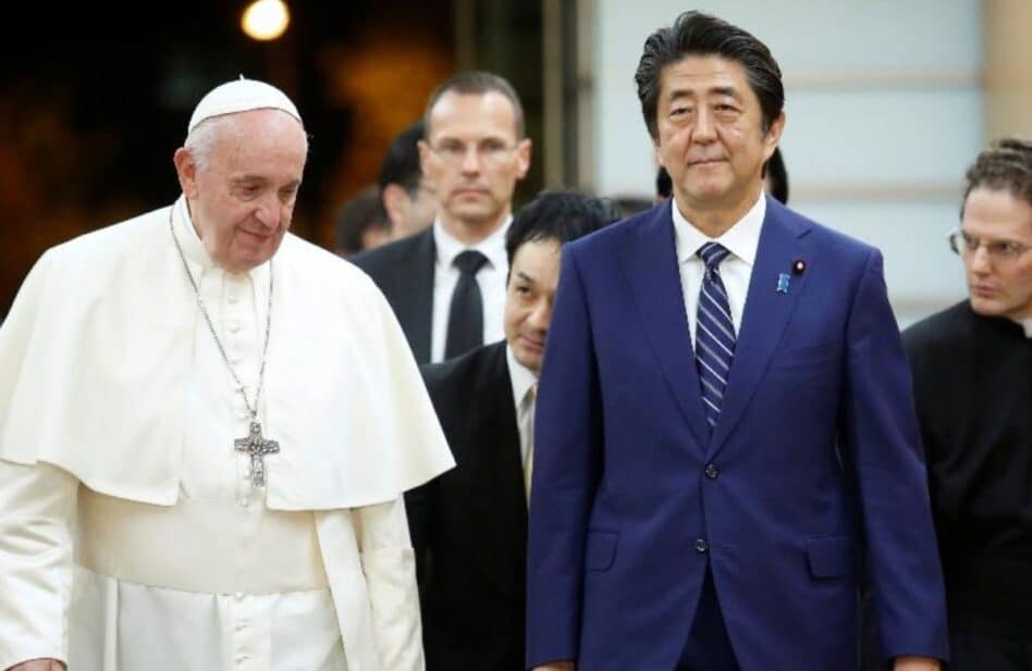 Lamenta el Papa el asesinato de Shinzo Abe, ex Primer Ministro japonés