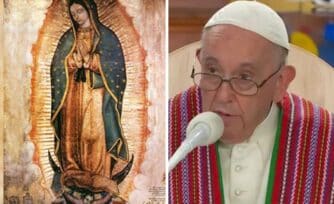 Papa en Canadá: la Virgen de Guadalupe evangelizó sin imposiciones