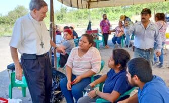 Sobre mina inundada Obispo clama a Dios por los mineros atrapados