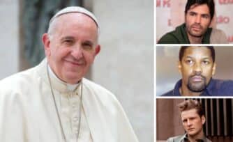 El Papa tendrá una reunión con Denzel, Verástegui, Acha y otros artistas