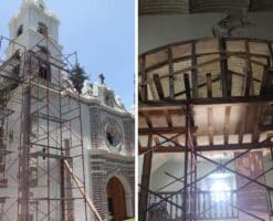 A casi 5 años del sismo, así va la restauración San Jerónimo Lídice