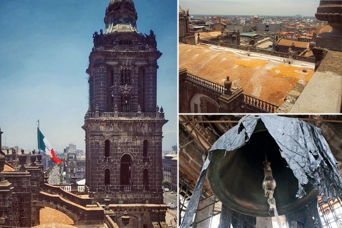 A 5 años del 19-S, la Catedral Mexicana tendrá su segunda etapa de restauración. Foto: Miguel Ávila.