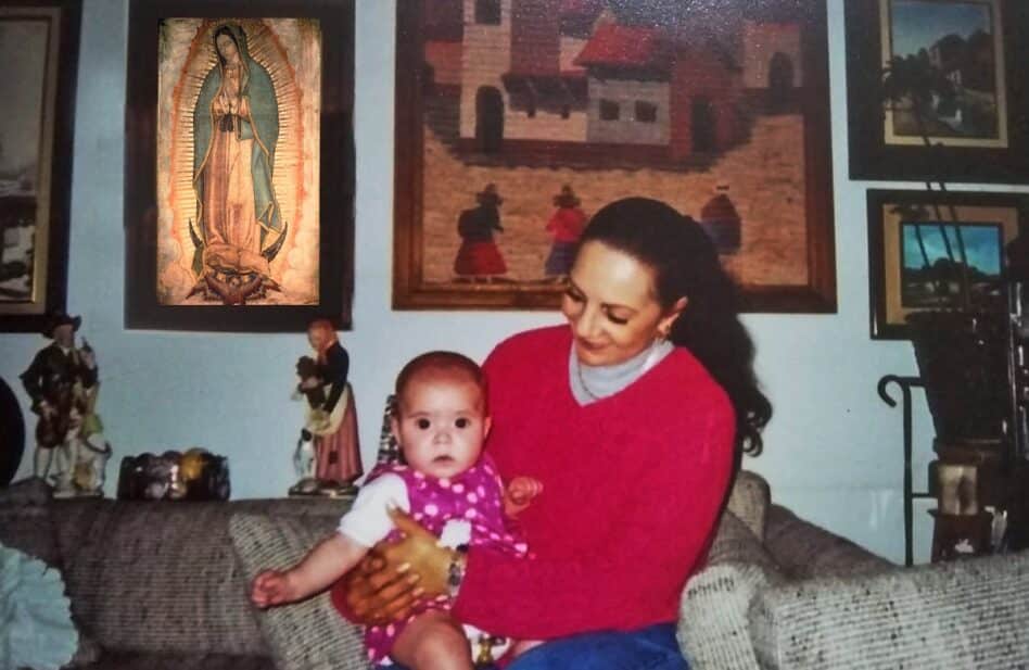 La Virgen de Guadalupe la rescató en el terremoto de 1985