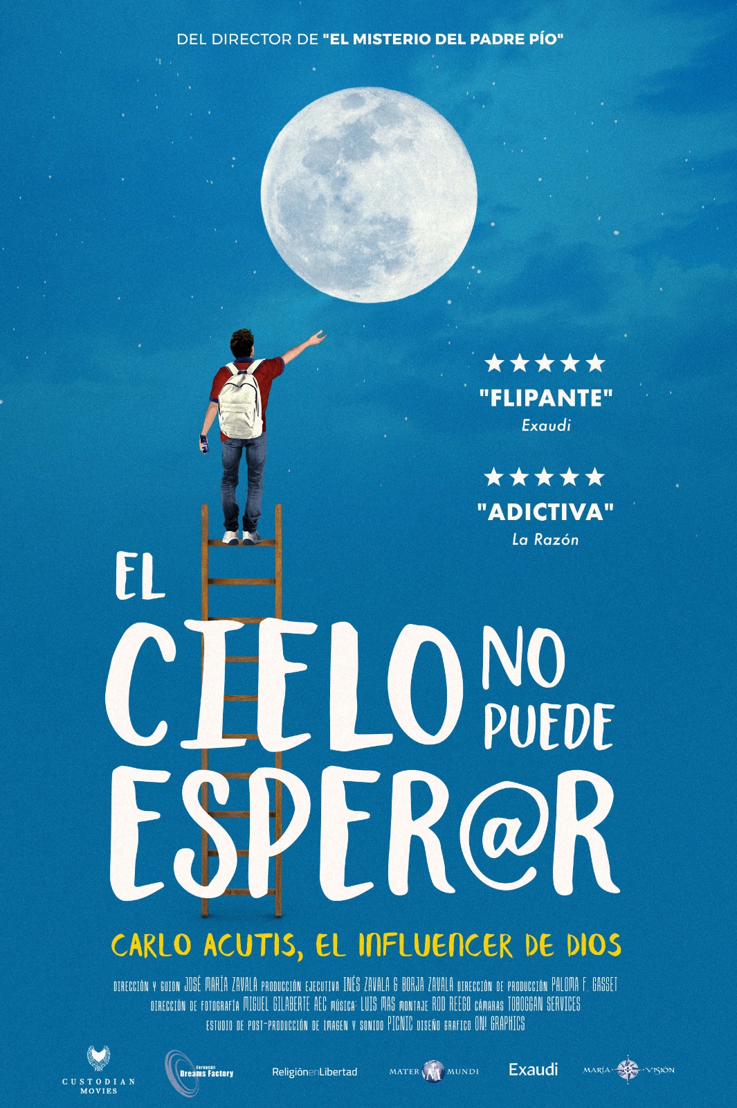 Cartel de la película El cielo no puede esperar / Foto: Especial