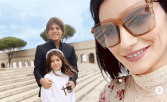 Laura Pausini presumió así la Primera Comunión de su hija ¡Mira las fotos!