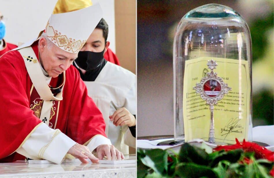 ¿Por qué los altares de las iglesias tienen incrustada una reliquia de santo?