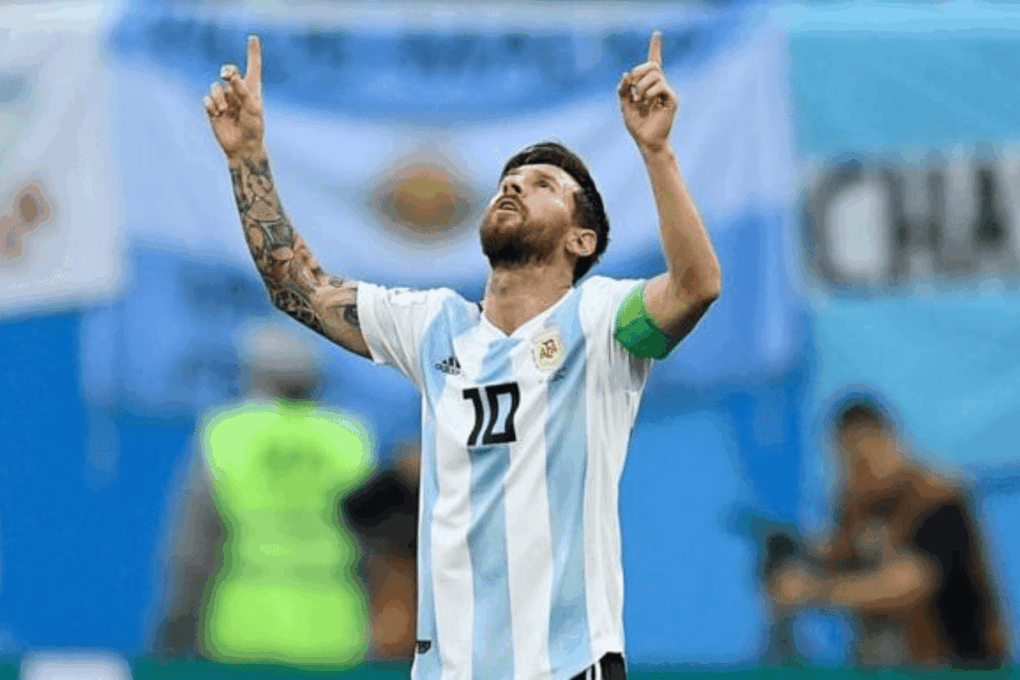 Messi agradece a Dios