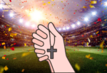 Imagen que representa una oración por el Mundial de Fútbol y el deseo de fraternidad y reconciliación entre los pueblos.