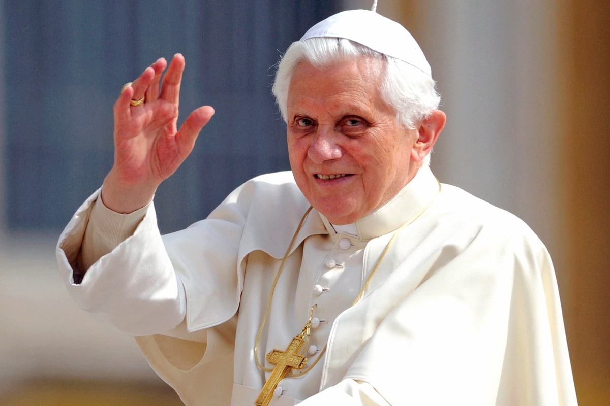Papa Benedicto XVI saludando / Foto: Especial